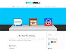 Tablet Screenshot of ipartymobile.com